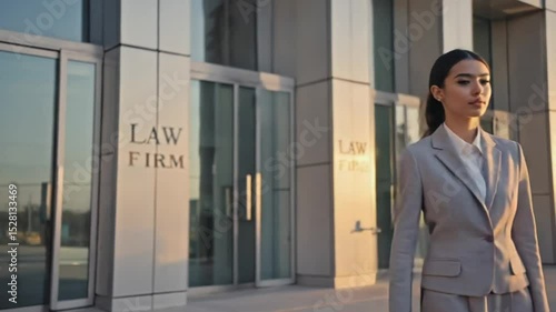 Wallpaper Mural Female Lawyer at a law firm. Torontodigital.ca