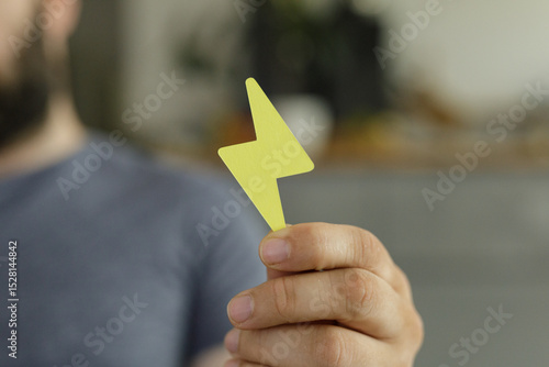 Close-up of a hand holding ...