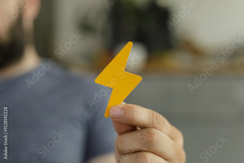 Close-up of a hand holding ...