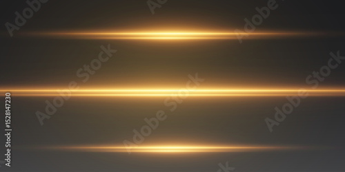 Glowing neon horizontal lines and light effects.