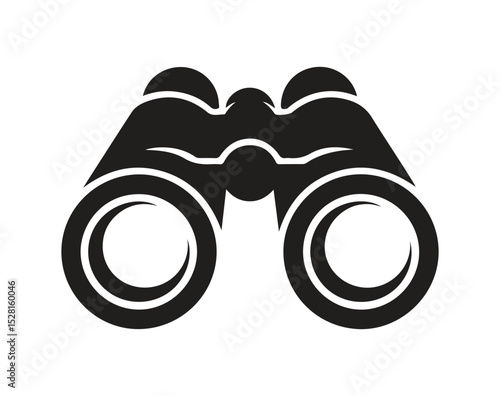 Binocular vector icon