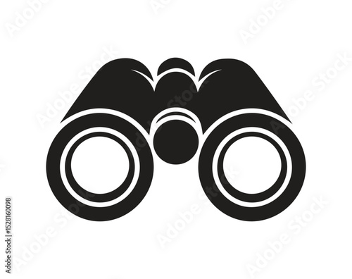 Binocular vector icon