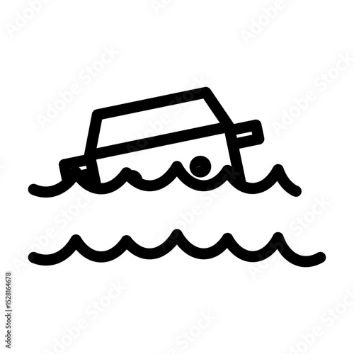 flood line icon
