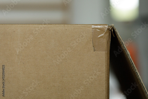 Stock photo of a cardboard ...