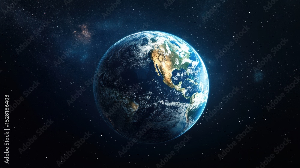 Fototapeta premium earth and moon