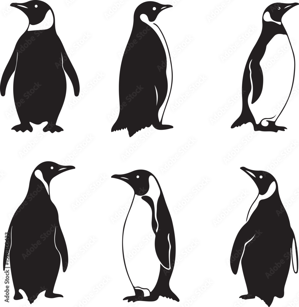 Obraz premium Penguin Silhouette