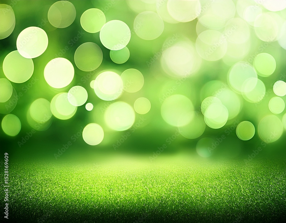 Obraz premium green bokeh background