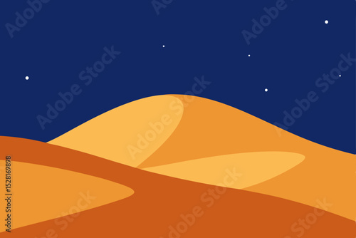 desert landscape with sand dunes
