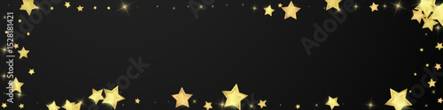 Magic stars vector overlay.  Gold stars scattered