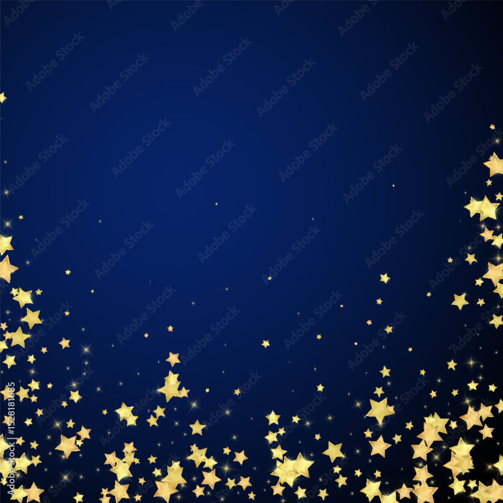 Magic stars vector overlay. Gold stars scattered Magic stars vector overlay. Gold stars scattered