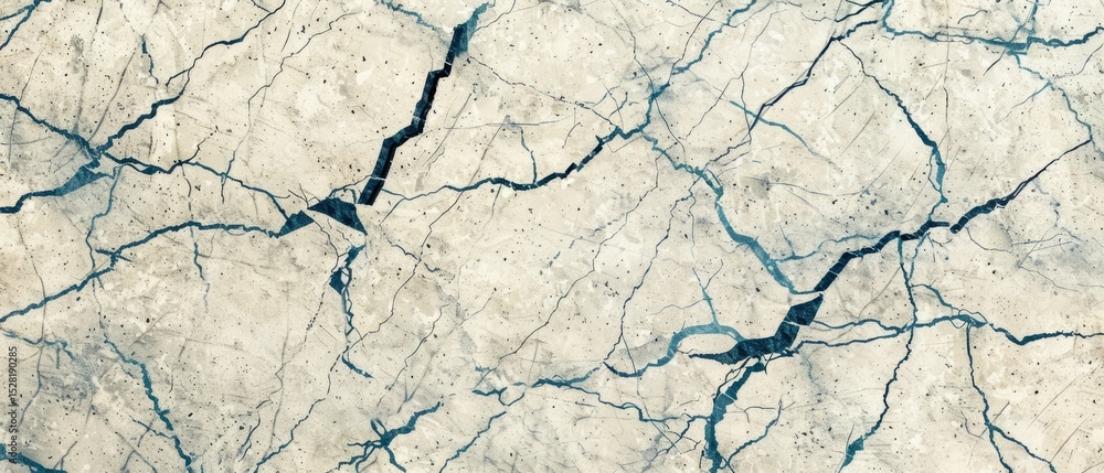 Fototapeta premium Detailed Marble Texture With Blue Veins