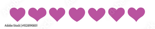 Free Download Heart icons, set of  love icons set, romance or valentine's day, Collection of heart illustration with different style. Heart shape Isolated on white background. vector illustration eps 10. - GFXLoad