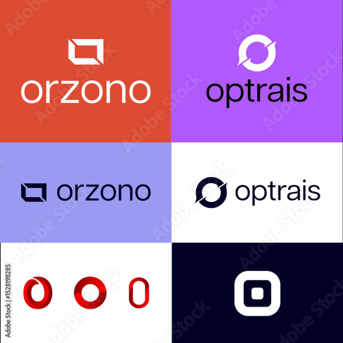 letter o logo design. vector logo, company logo, gradient logo.