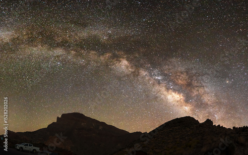 The milky way and Teide