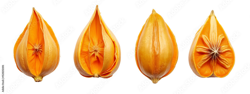 Fototapeta premium A set of four dried fruits