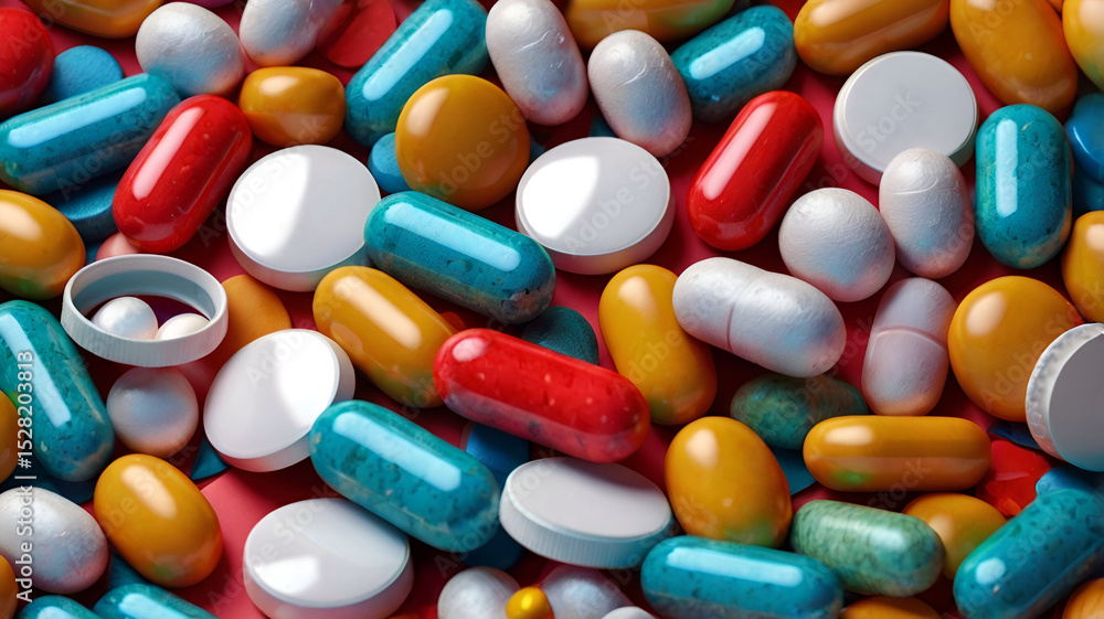 colorful pills background colorful pills background