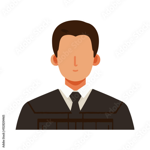 
illustration design of a judge