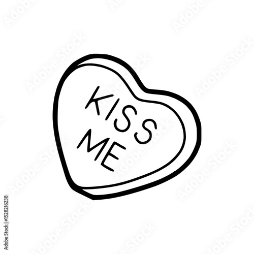 romantic confession heart vector
