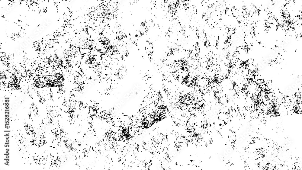 Fototapeta premium Dirt grime and scratch overlay on transparent background, . Grunge vector background. Black and White Texture. Abstract grunge for text design, rough, dirt, grime, overlay, paper, vintage, scratch.
