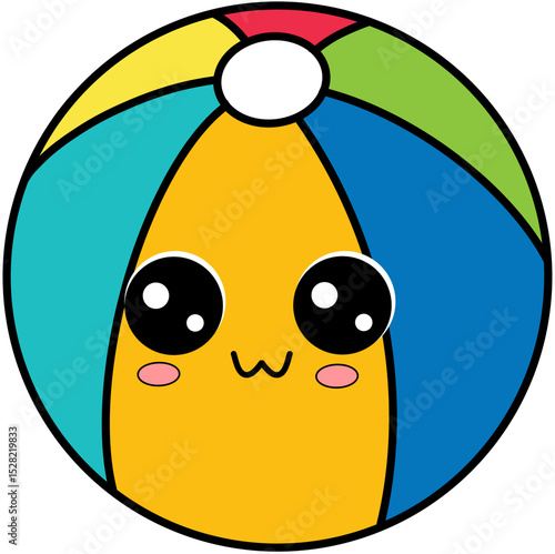  cute ball colorful beach 