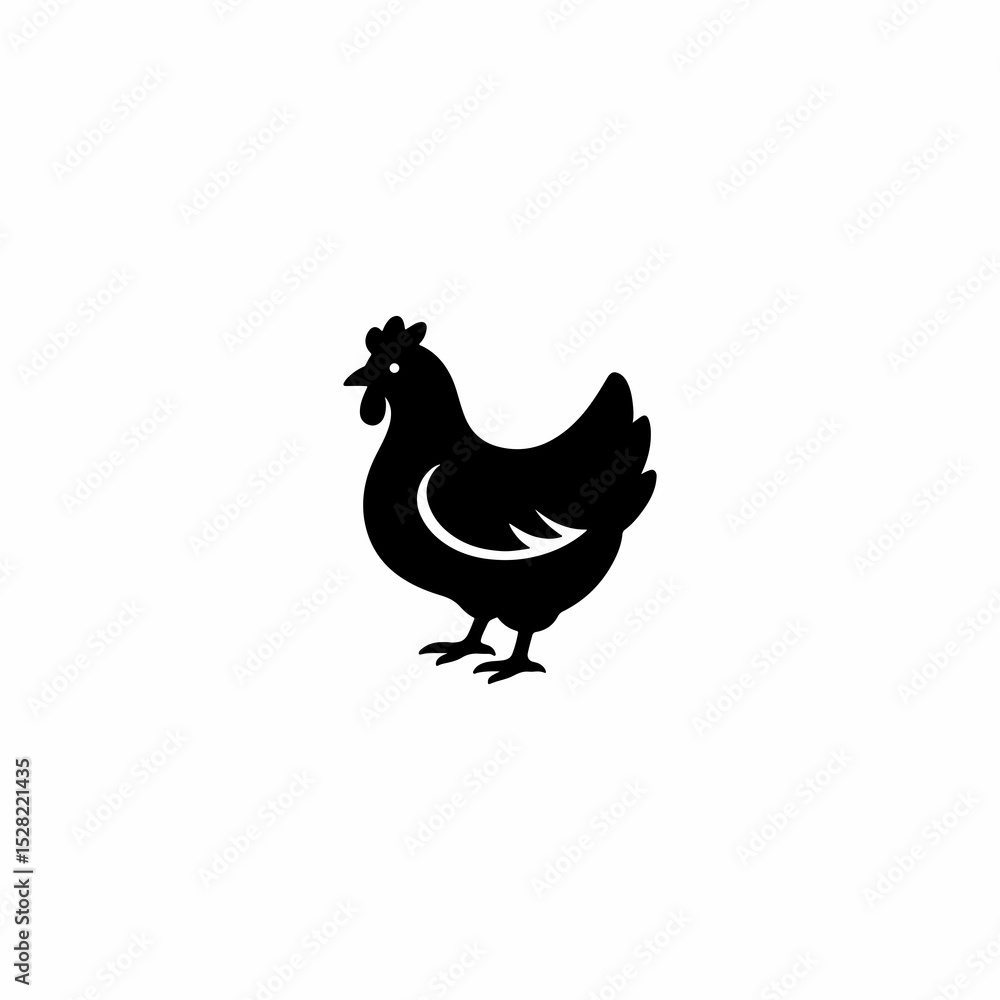 Obraz premium মোরগী vector art