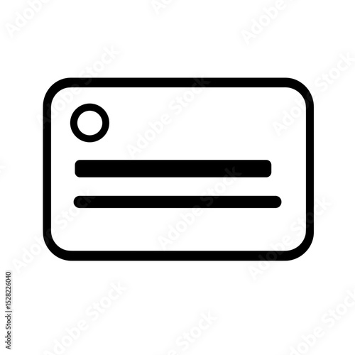 Illustration of a credit card in a simple design on a transparent background, financial concept