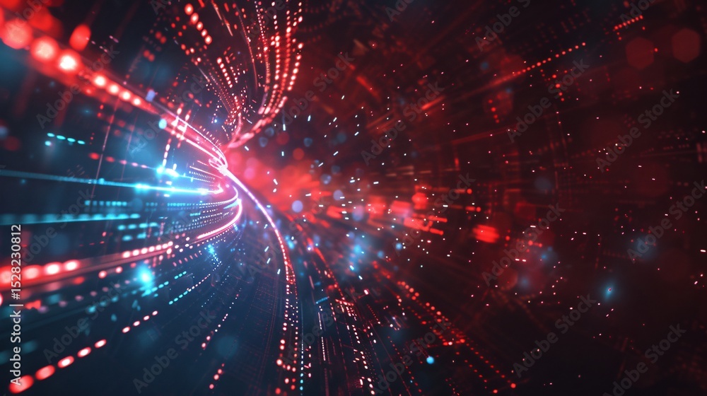 Obraz premium Abstract technology salmon background