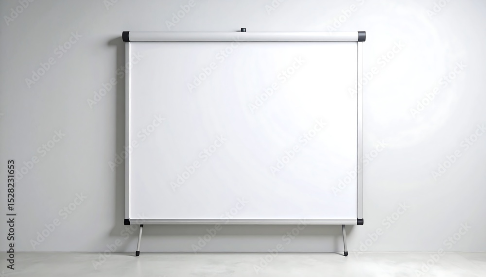 Blank Presentation Screen with Office. Blank Presentation Screen with Office.