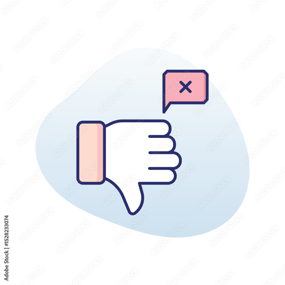 Dislike Vector icon Dislike Vector icon