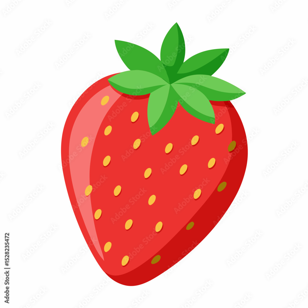 Obraz premium strawberry isolated on white background