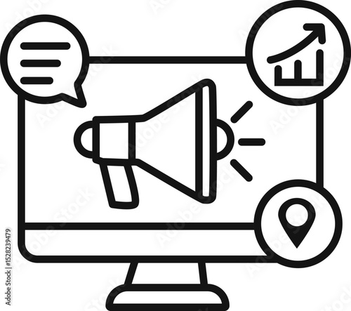 Digital marketing advertisement online promotion business strategy location targeting growth