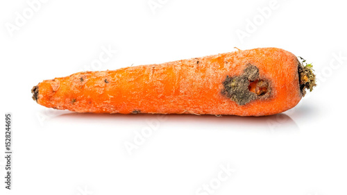 Quadro su tela Rotten Carrot Macro - Moldy Vegetable Decay