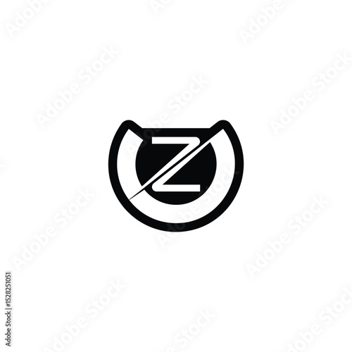 Free Download Creative Monogram Logo of ZU and ZU for Versatile Branding - GFXLoad