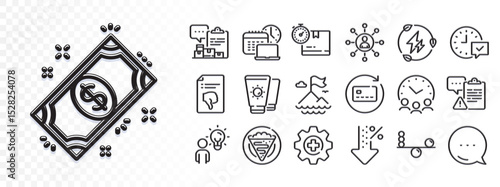 Networking, Cardboard box and Crepe line icons for web app. Glare of light effect. Message icon. Pack of Balance, Medicine, Sunscreen pictogram icons. Vector