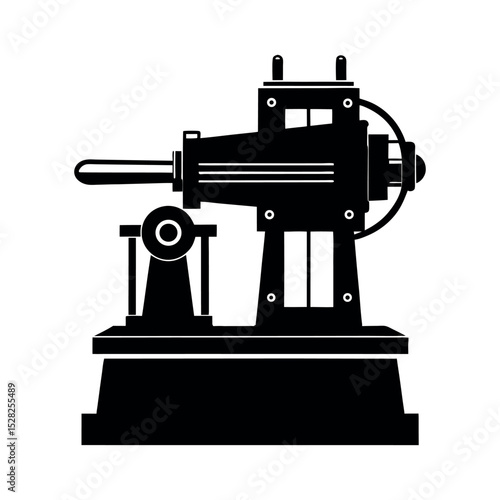 Industrial Cylindrical Honing Machine Vector