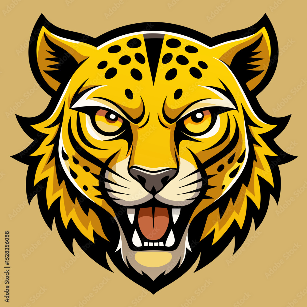 Fototapeta premium vector illustration of a tiger