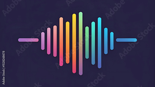 Sound Waves logo, music