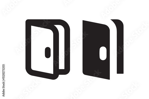 Open and closed door icons representing accessibility options