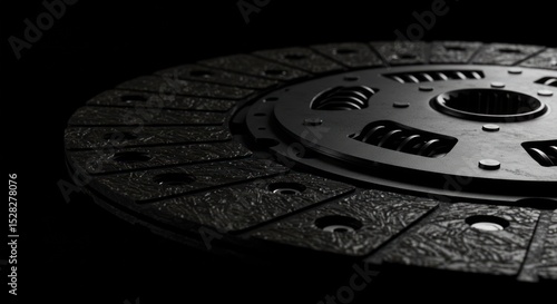 Detailed close up of a mechanical component