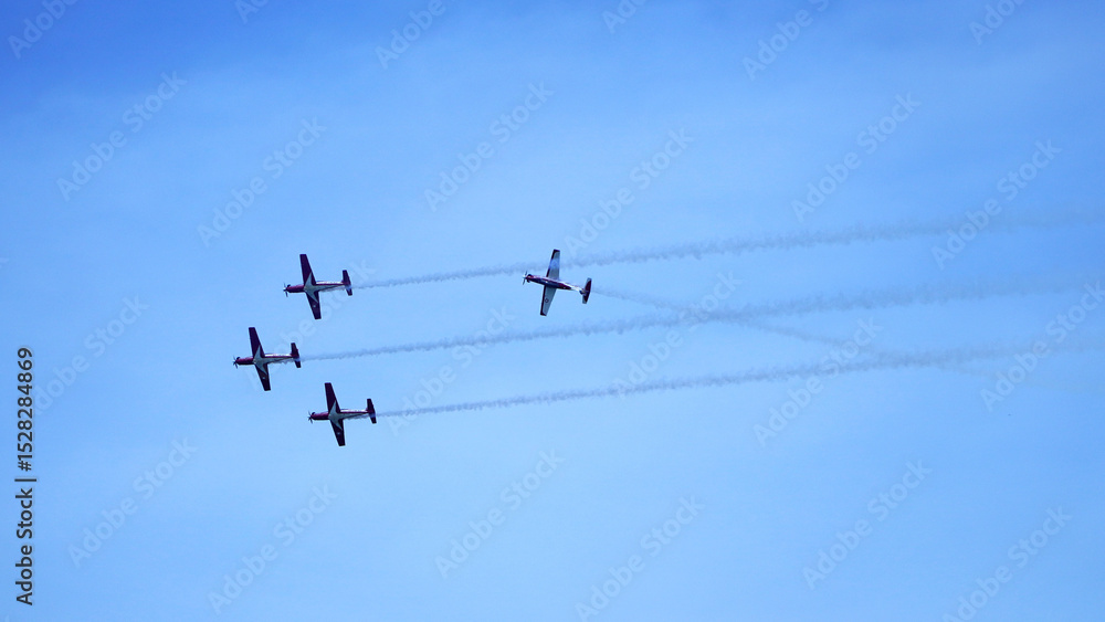 Jupiter Aerobatic Team Indonesia Air Force at Bali International Air Show Jupiter Aerobatic Team Indonesia Air Force at Bali International Air Show