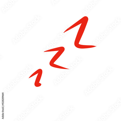 Stylized dream symbols in red on deep black, representing concepts of sleep