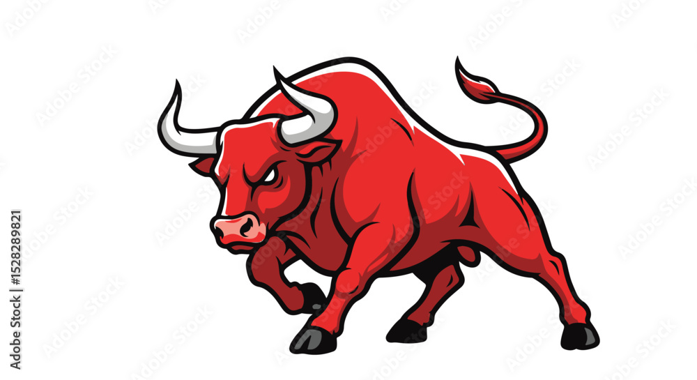 Εκτύπωση καμβά red bull isolated on white