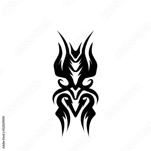 An Abstract representation of deep darkness, a stark contrast, and dramatic nothingness
