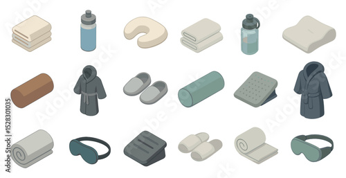 Cozy spa accessories and relaxation essentials for a peaceful wellness retreat