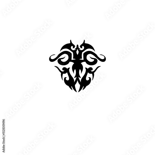 Minimalist black void: A conceptual representation of darkness and the unknown
