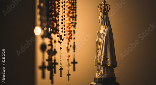 Symbols of Faith A Collection of Rosaries and Religious Statues