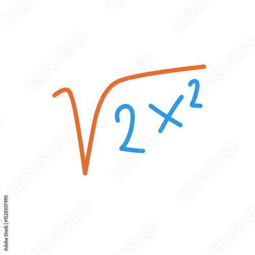 Abstract mathematical formula depicted against a stark background for academic use