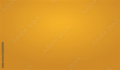 Orange perforated background texture with orange holes and glow
