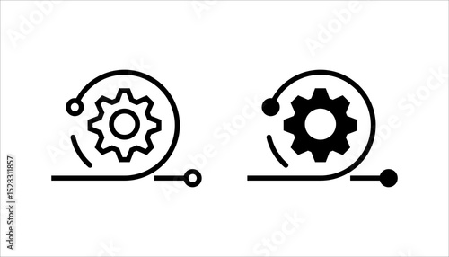 Agile, Agile Development Vector Icon set Design- Editable Stroke
