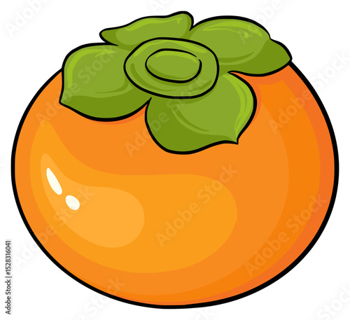 persimmon fruit orange